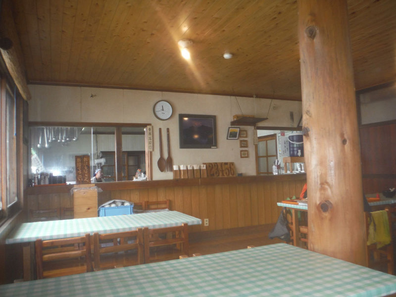 五竜山荘の食堂