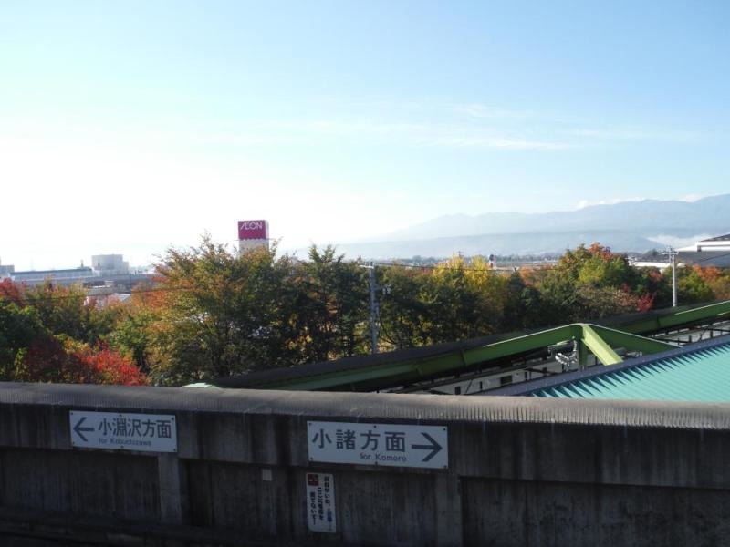 佐久平駅からの景色