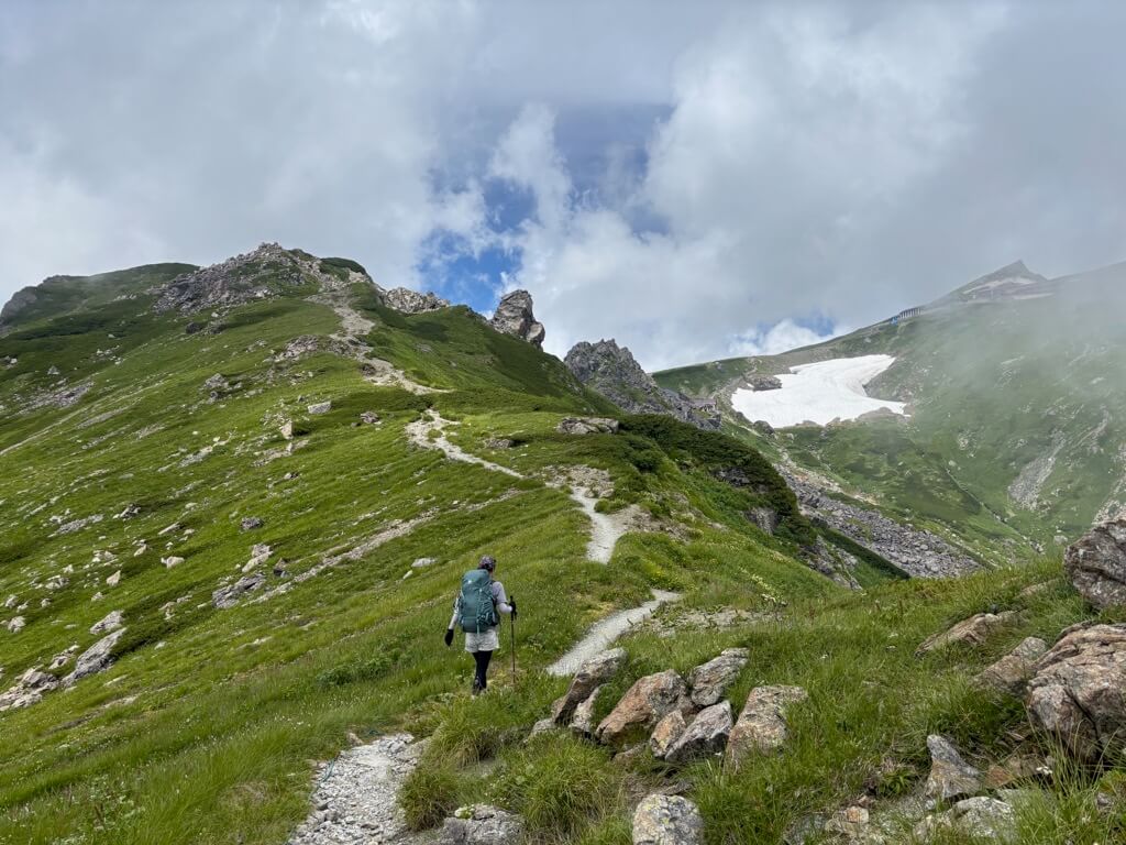 白馬杓子岳〜白馬頂上宿舎