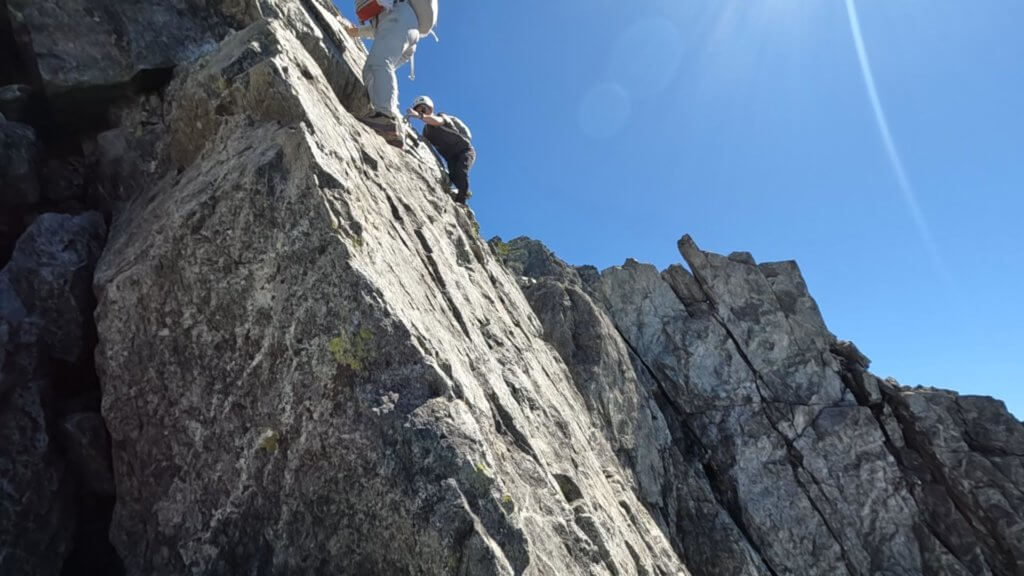 剱岳　別山尾根　カニのヨコバイ