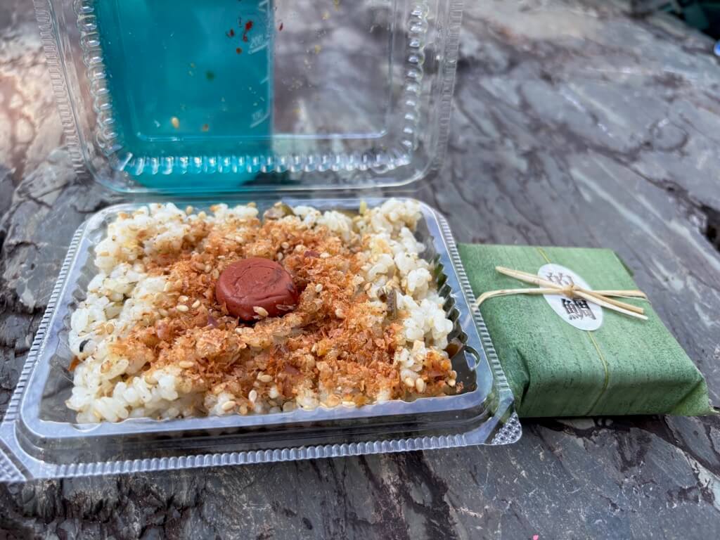 朝日小屋のお弁当