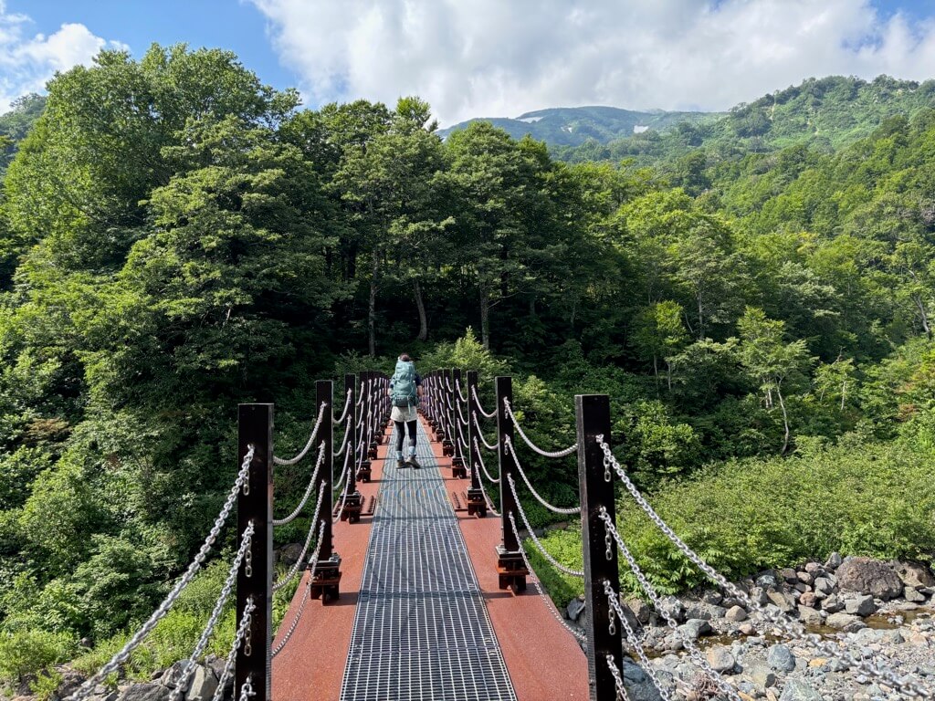花園三角点〜蓮華温泉