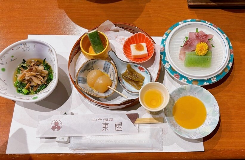 白布温泉東屋の夕ごはん