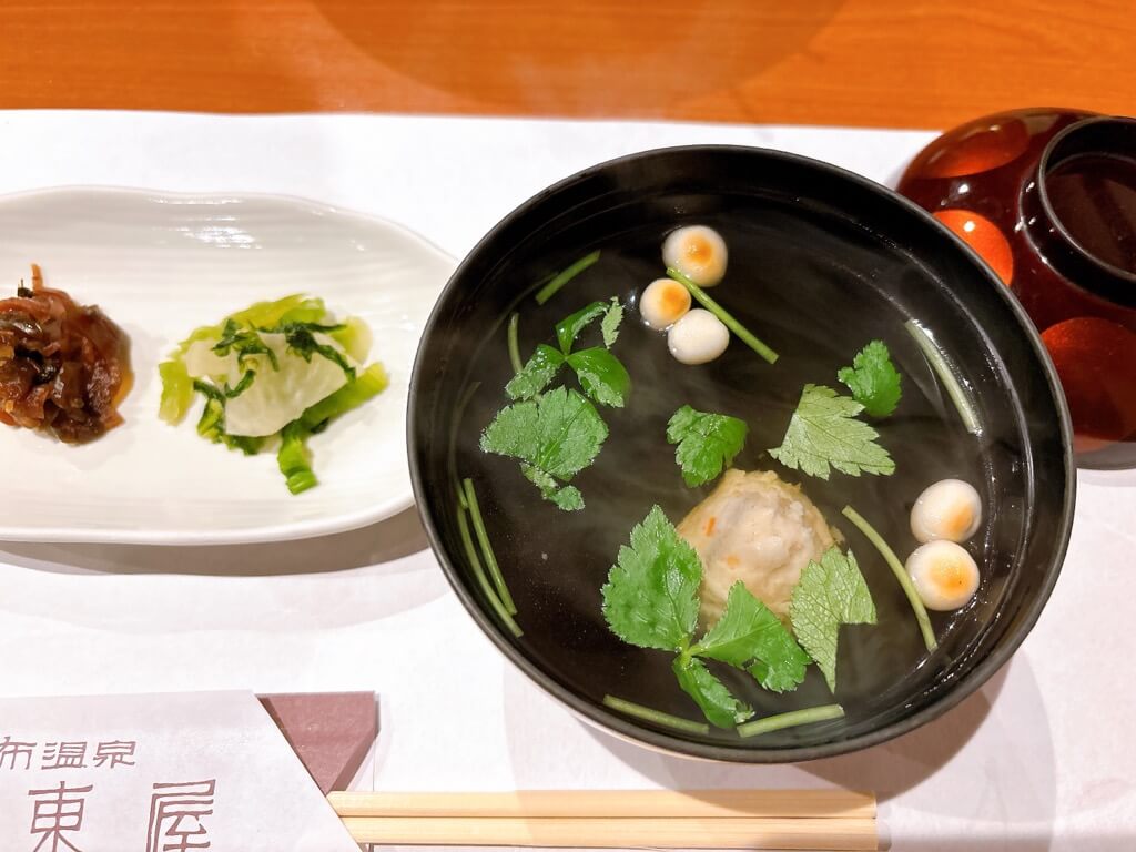 白布温泉東屋の夕ごはん