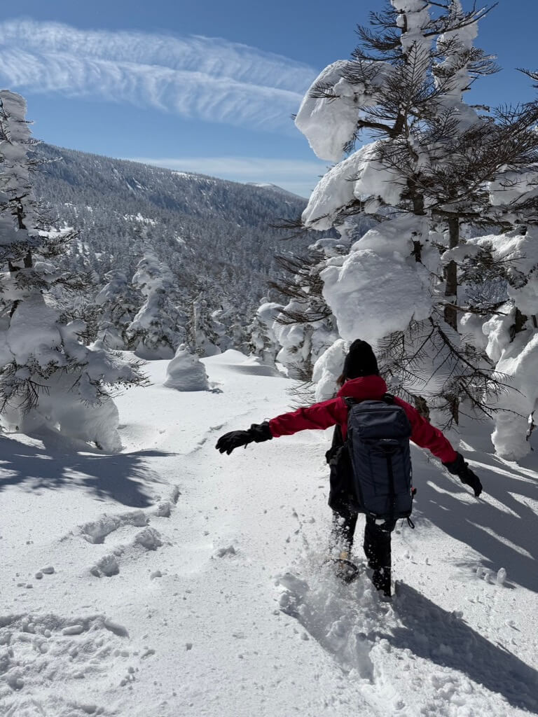 あまりにキレイな景色にテンションUP。めっちゃ、はしゃいじゃうw